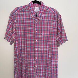 Brooks Brothers Multicolor Plaid Button Down Shirt